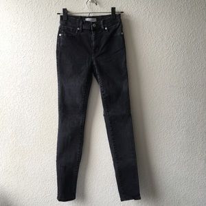 Madewell Black High Rise Skinny Jean